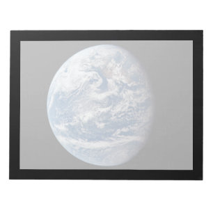 Planet Erde von der Apollo 11 Crew genommen. Notizblock
