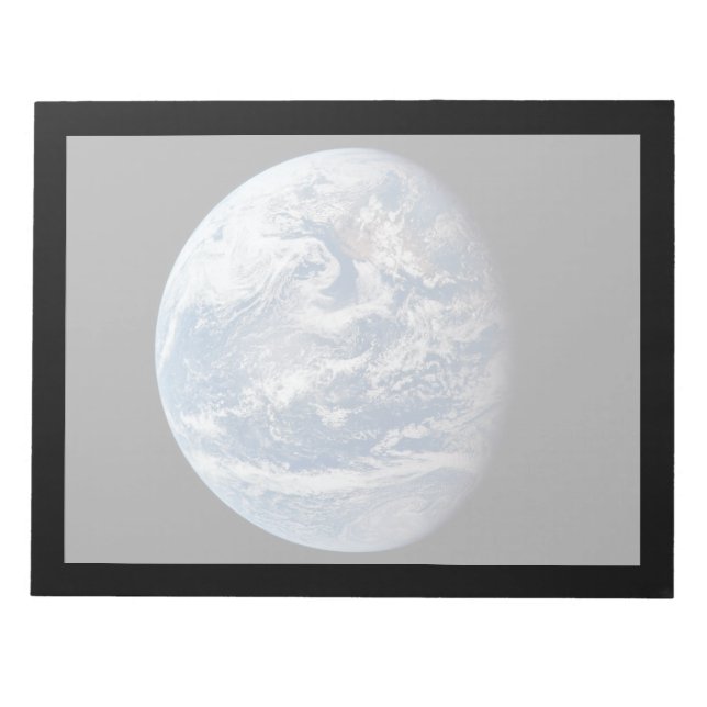 Planet Erde von der Apollo 11 Crew genommen. Notizblock (Vorderseite)