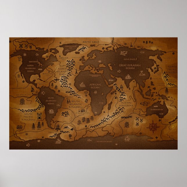 Planet erdumkehrt poster (Vorne)