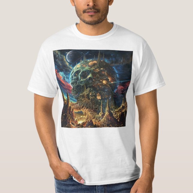 Planet für Schwermetalle T-Shirt (Vorderseite)