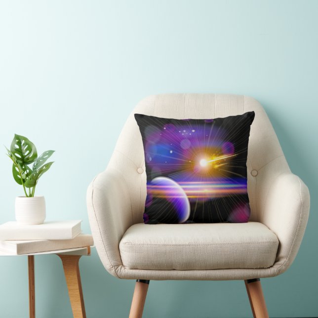 Planet Galaxy mit Star Kissen (Stuhl )