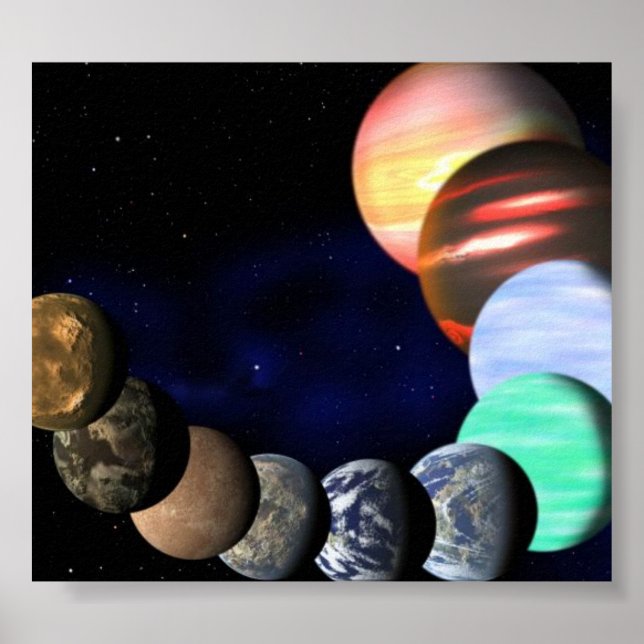 PLANET GALAXY POSTER (Vorne)