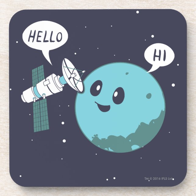 Planet Getränkeuntersetzer (Vorderseite)