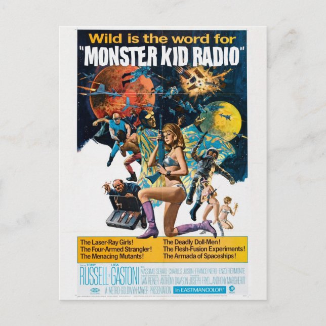 Planet Gone Wild Postcard Postkarte (Vorderseite)