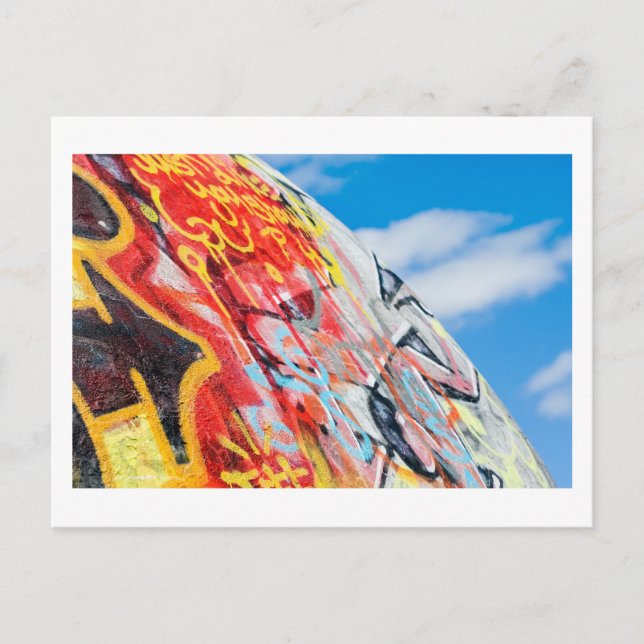 Planet Graffiti Postkarte (Vorderseite)