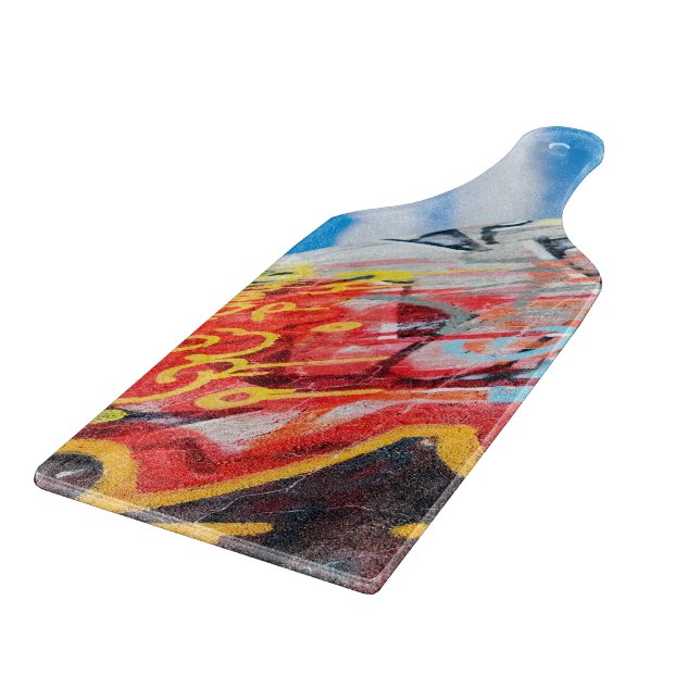 Planet Graffiti Schneidebrett (Ecke)