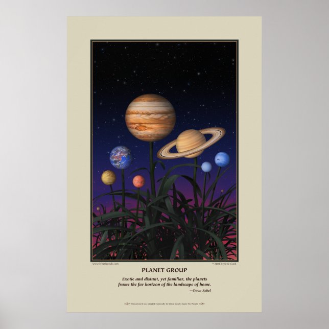 Planet Group Print Poster (Vorne)