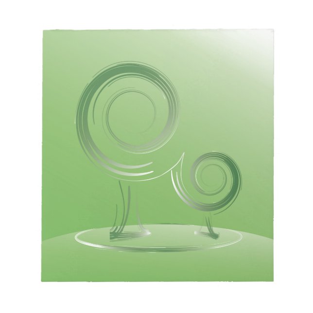 Planet grün notizblock (Vorderseite)