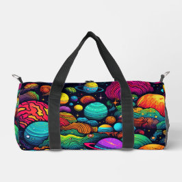 Planet-Hintergrund Duffle Bag