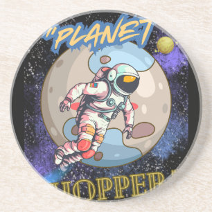 Planet-Hubschrauber Getränkeuntersetzer
