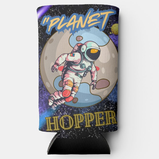 Planet-Hubschrauber Selters Dosenkühler (Vorderseite)