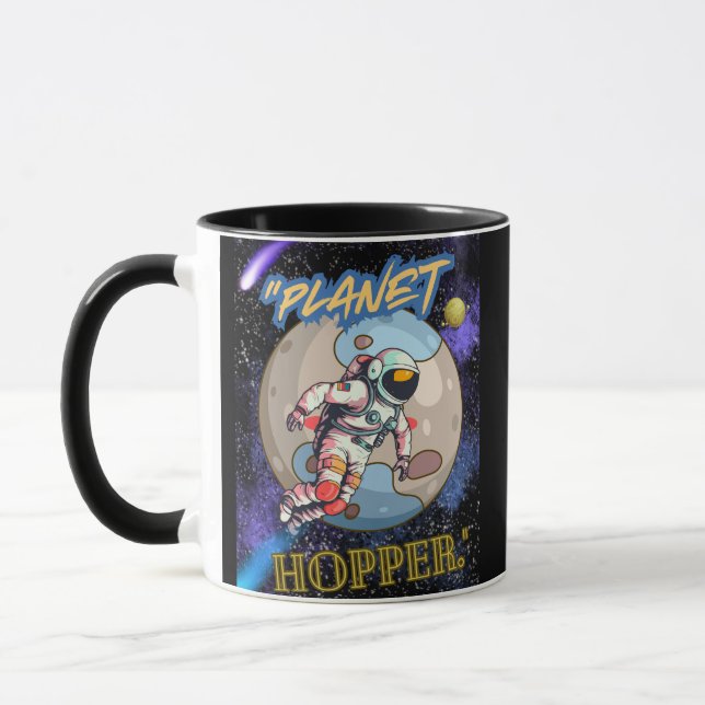 Planet-Hubschrauber Tasse (Links)