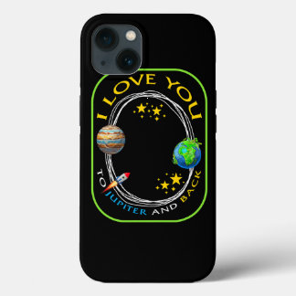 Planet I Liebe Sie zu Jupiter und zurück Geek Astr Case-Mate iPhone Hülle