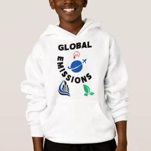 Planet in Gefahr: Globale Emissionen". Hoodie