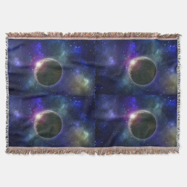 Planet,_In_The_Galaxy,_Throw_Blanket. Decke (Vorderseite)