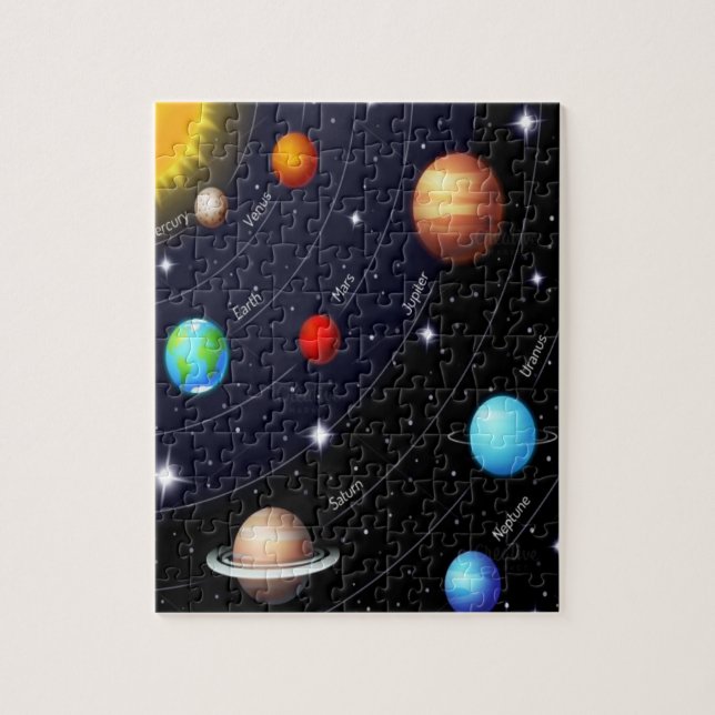 Planet Jigsaw Puzzle (Vertikal)