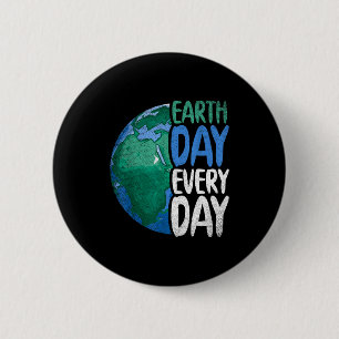 Planet Jubiläum Erdtage Täglich Erdtage Button
