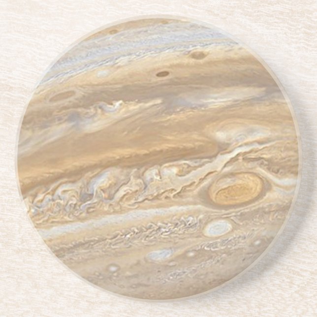 Planet Jupiter Getränkeuntersetzer (Vorne)