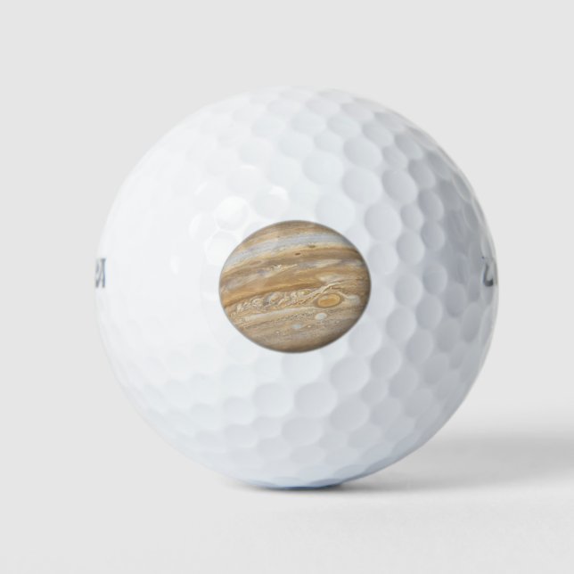 Planet Jupiter Golf Balls Golfball (Vorderseite)