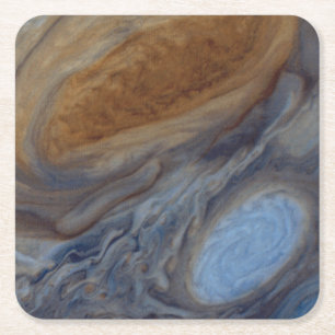 Planet Jupiter Großer Roter Fleck Rechteckiger Pappuntersetzer
