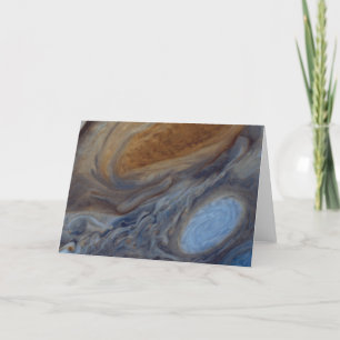 Planet Jupiter Großer Roter Platz Feiertagskarte