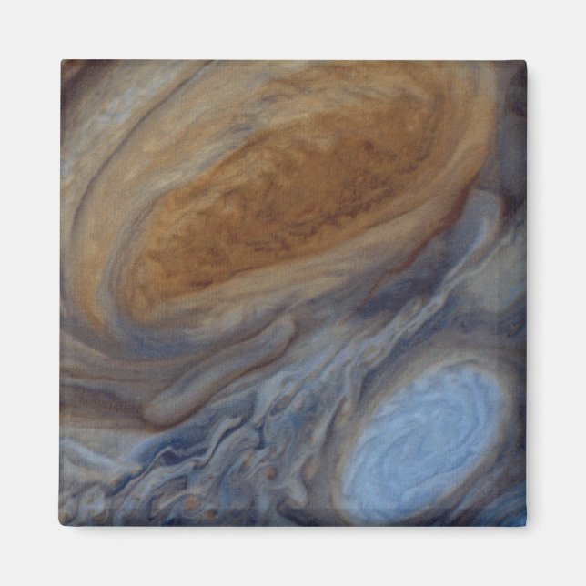 Planet Jupiter Großer Roter Platz Magnet (Vorne)