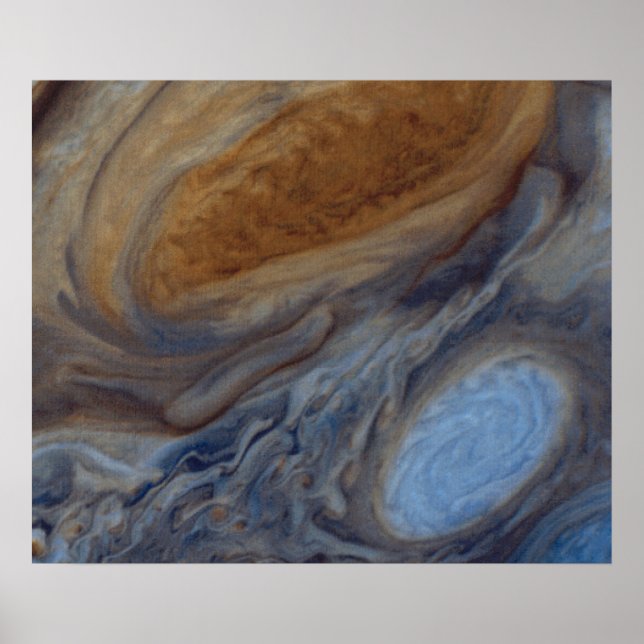 Planet Jupiter Großer Roter Platz Poster (Vorne)