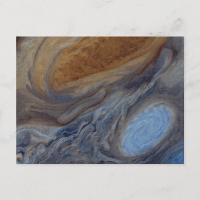 Planet Jupiter Großer Roter Platz Postkarte (Vorderseite)