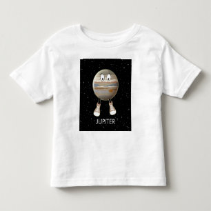 Planet Jupiter & Stars Kleinkind T-shirt