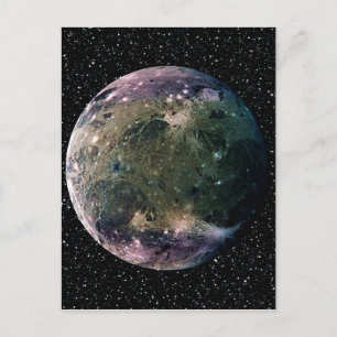 PLANET JUPITER'S MOON GANYMEDE STERGEBNIS ~ POSTKARTE