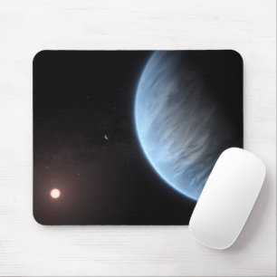 Planet K2-18b, Host Star und Begleitplanet. Mousepad