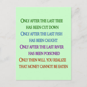 Planet Lament Postkarte