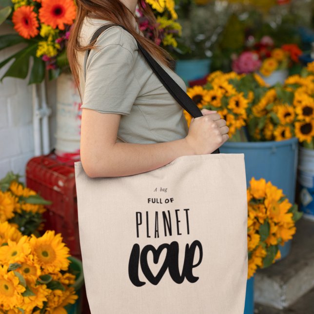 Planet Liebe Öko Friendly Earth Advocates Tragetasche (Shop now and spread the message of planet love!)