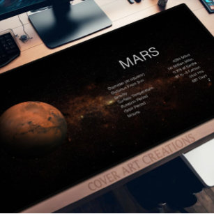 Planet Mars Astronomie Schreibtischunterlage