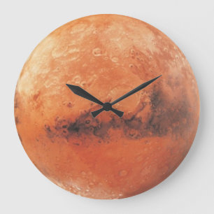 Planet Mars Astronomy-lovers Wall Clock Große Wanduhr