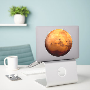 Planet Mars Aufkleber