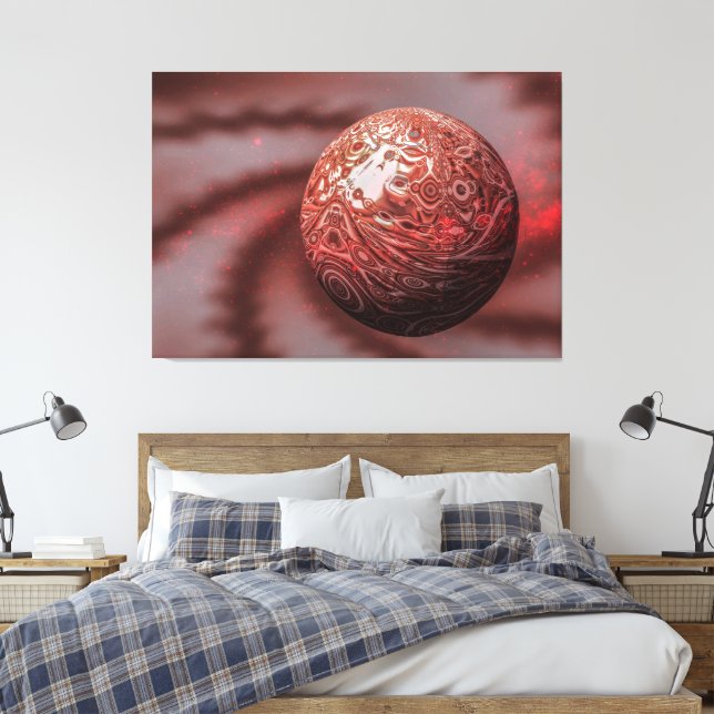 Planet Mars. Außenansicht. Leinwanddruck (Insitu (Schlafzimmer))