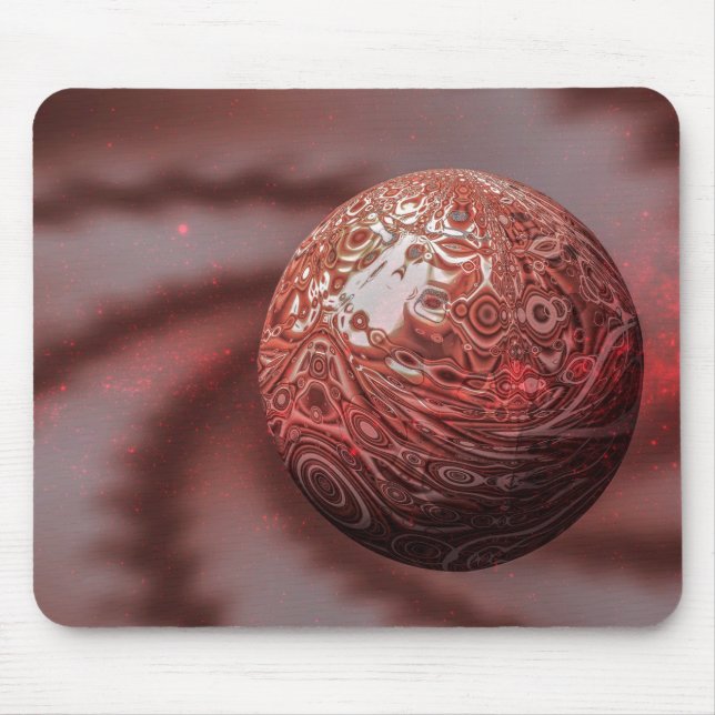 Planet Mars. Außenbereich Mousepad (Vorne)