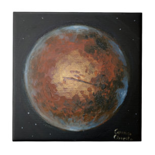 Planet Mars Fliese