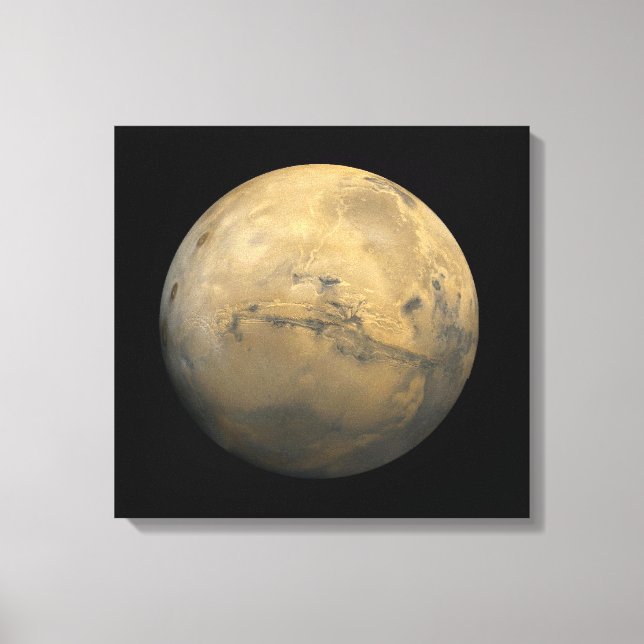 Planet-Mars im Sonnensystem der NASA Leinwanddruck (Vorderseite)