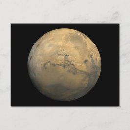 Planet-Mars im Sonnensystem der NASA Postkarte