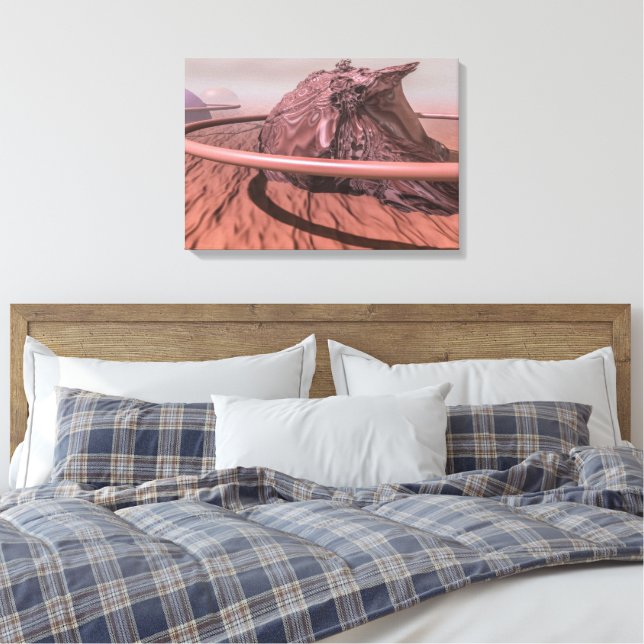 Planet Mars Leinwanddruck (Insitu (Schlafzimmer))