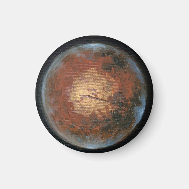 Planet Mars Magnet (Vorne)