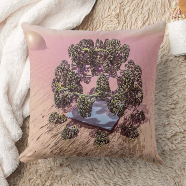 Planet Mars. Morgendämmerung. Kissen (Decke)