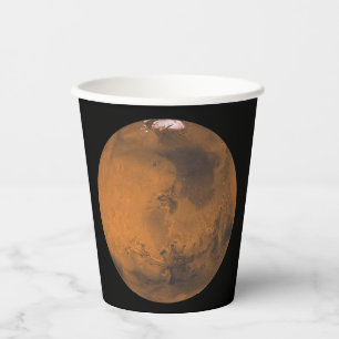 Planet Mars Pappbecher