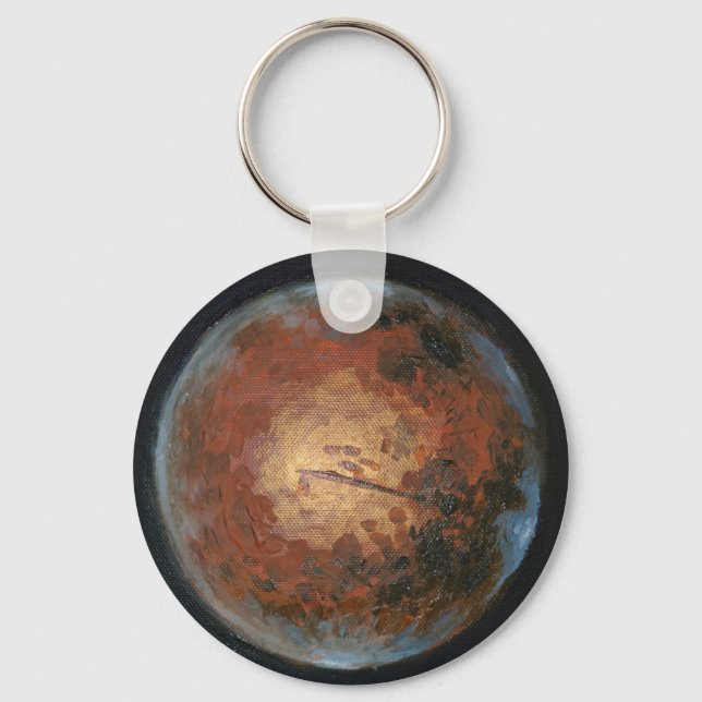 Planet Mars Schlüsselanhänger (Vorderseite)