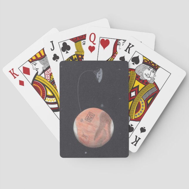 PLANET-MARS spielen Karten Spielkarten (Rückseite)