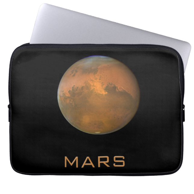 Planet-Mars Volltonansicht Laptop-Sieb Laptopschutzhülle (Vorderseite)