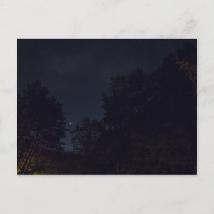 Planet Mars vom Van Buren State Park, MI aus geseh Postkarte