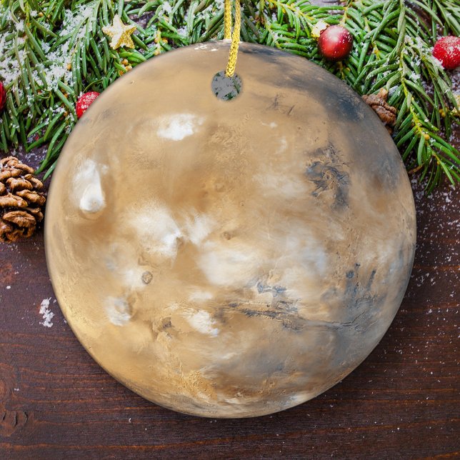 Planet Mars Weihnachtsbaum Keramik Ornament (Von Creator hochgeladen)